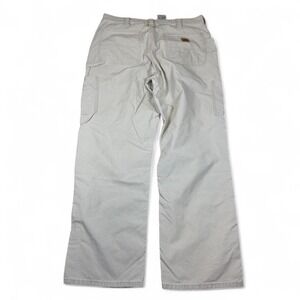 Carhartt B151 Pants Mens 36x32 Tan Cotton Workwear Carpenter